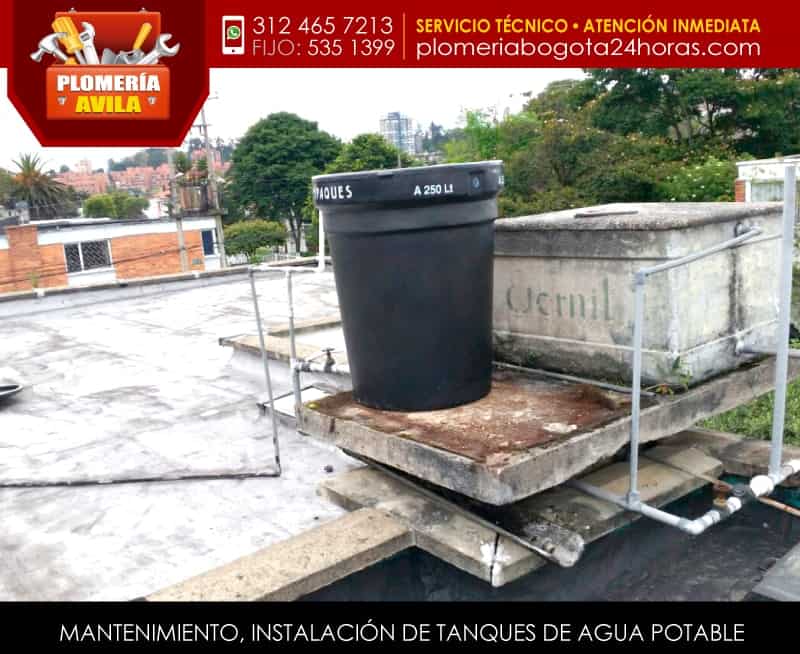 tanques de agua potable en Pereira
