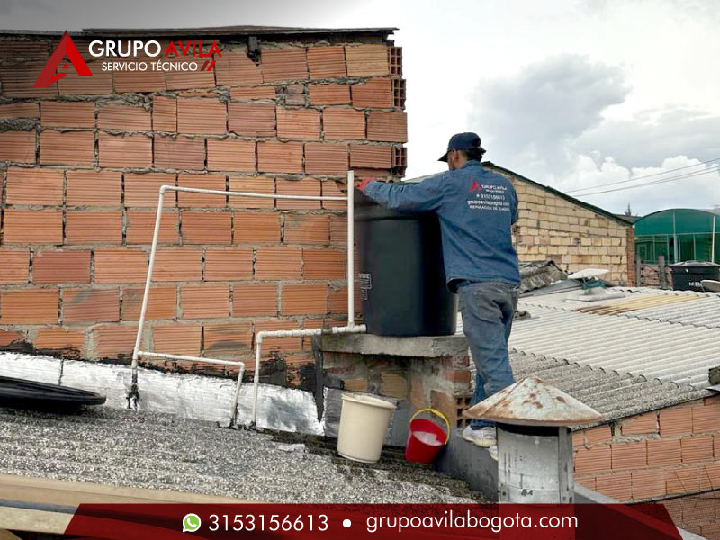 Tanques de reserva en Chía