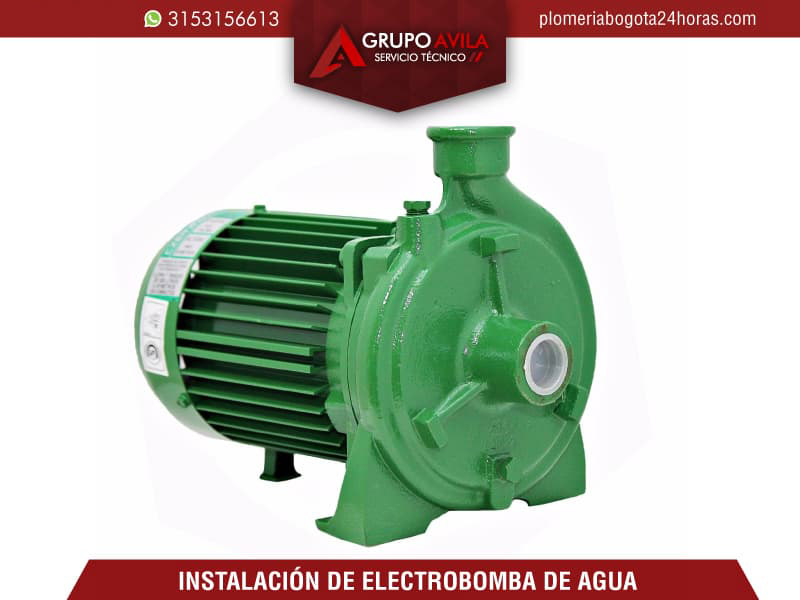 Instalación de electrobomba sumergible en Bogotá
